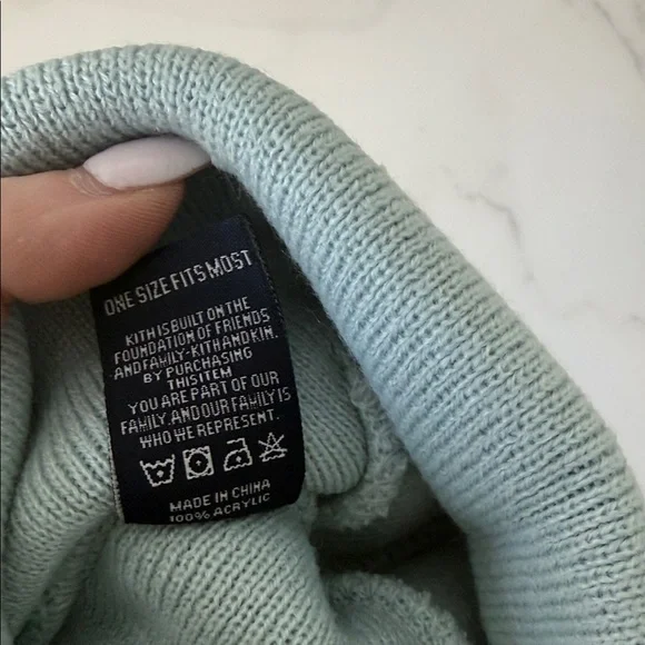 Kith Kids Sky Blue Knit Hat - Picture 5 of 5